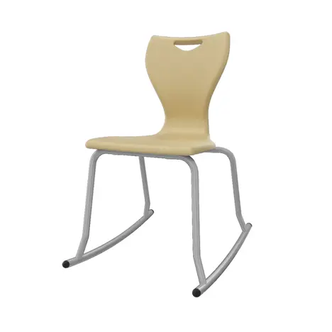 En Rock Educational Chair - Size 6 - Grey Frame - Oakmeal
